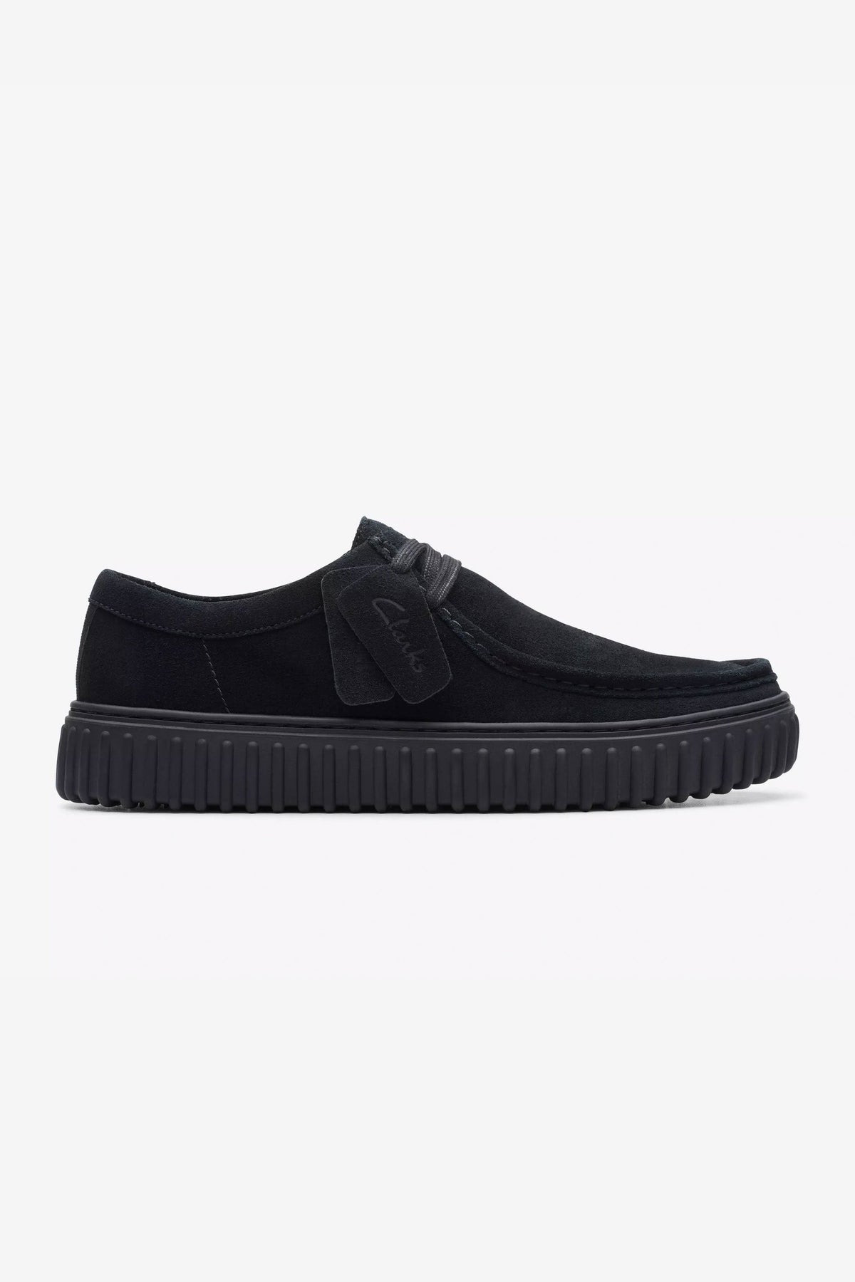 CLARKS - TORNHILL LO - MAN - BLACK SUEDE