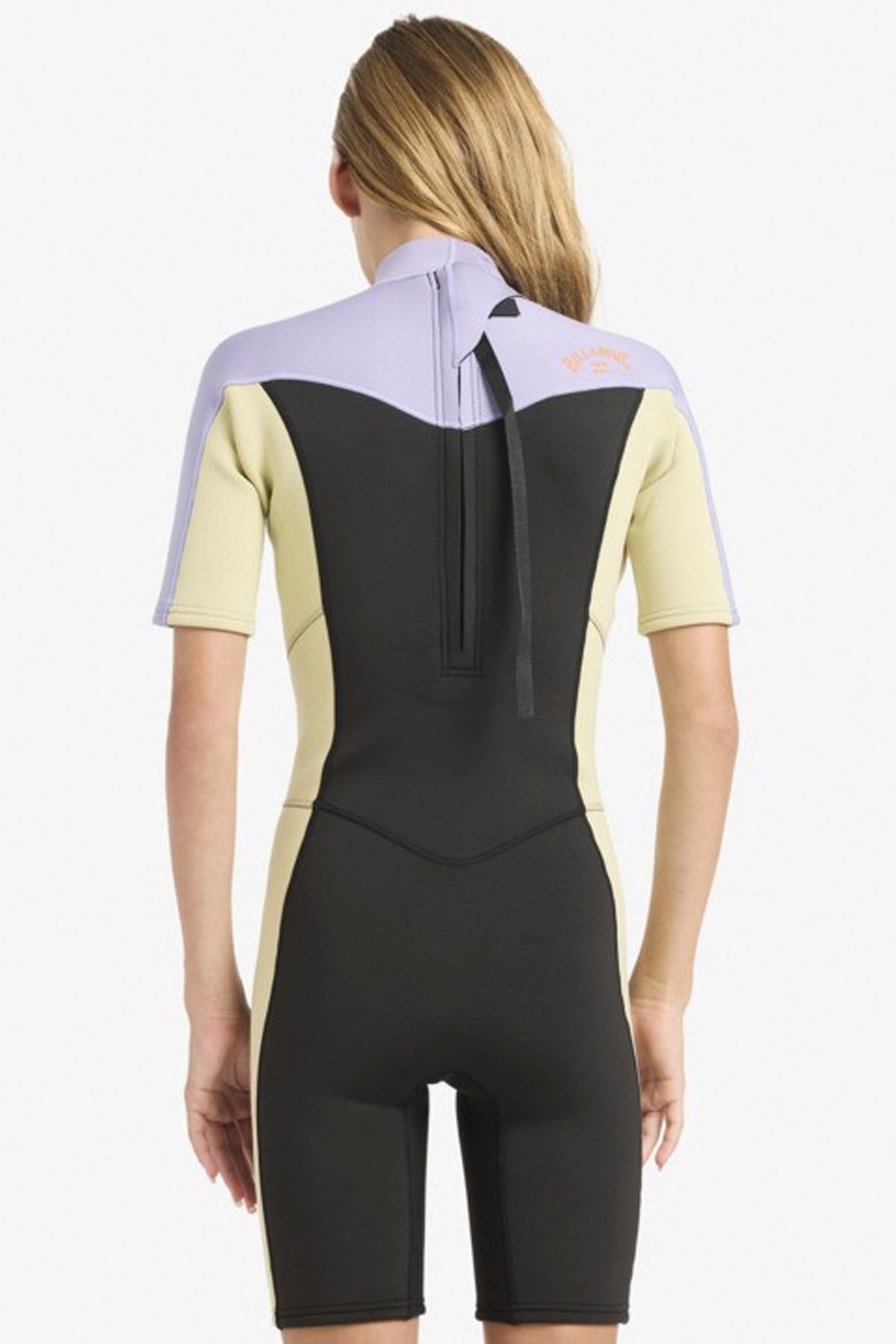 BILLABONG - SYNERGY - 2/2MM - BACK ZIP - GREY VIOLET - GIRL