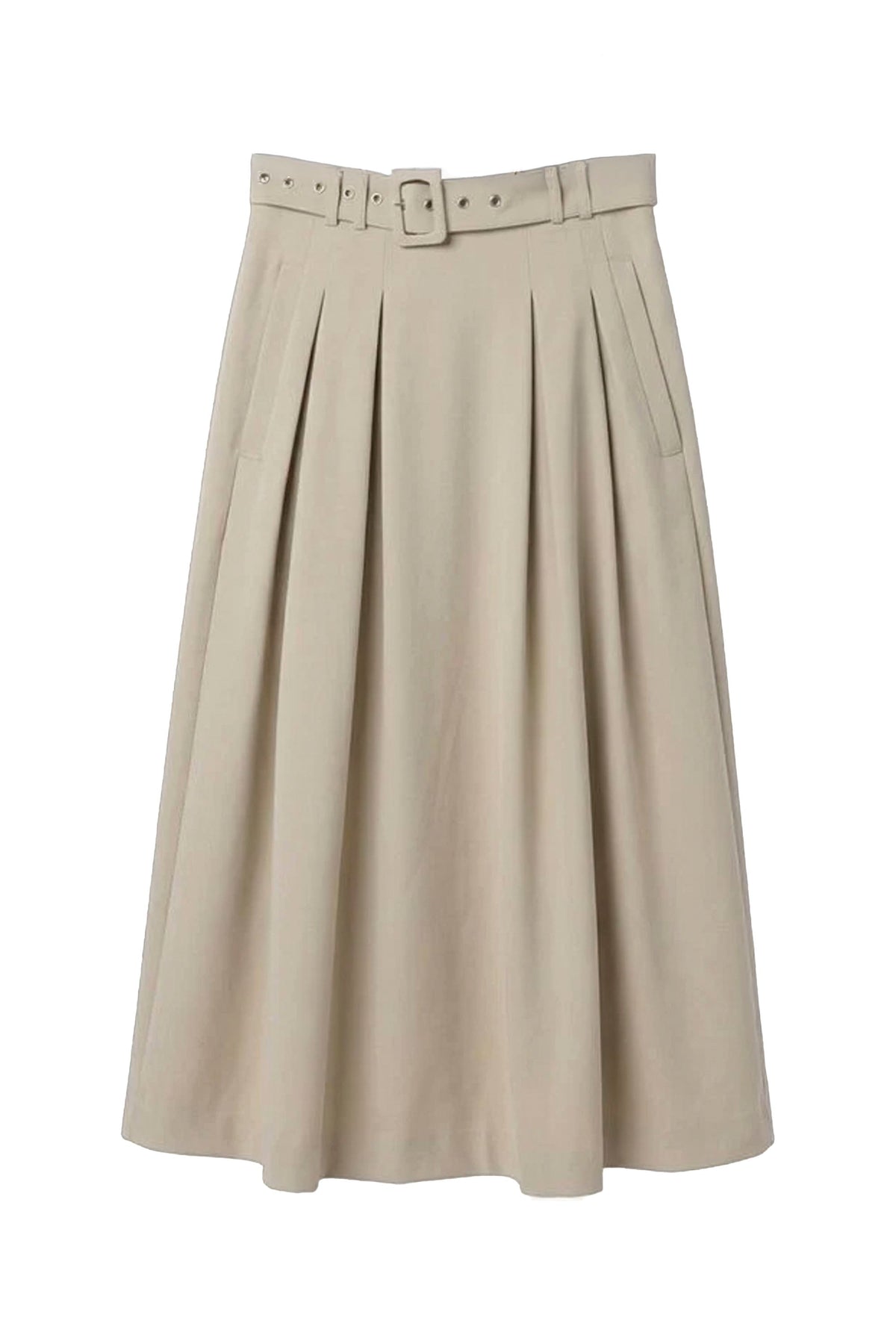 CO´COUTURE - LUNACC BELT PLEAT SKIRT