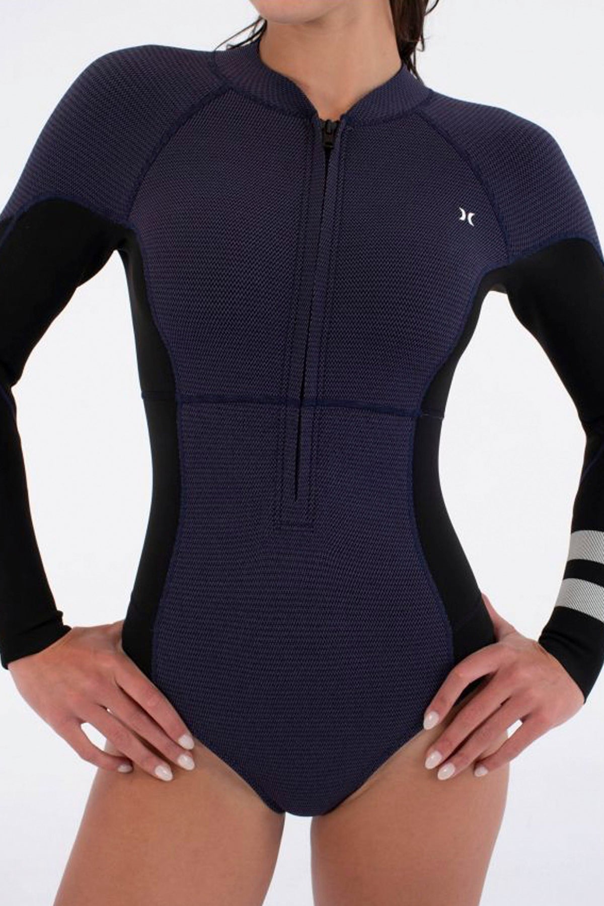 HURLEY - AIR TEXTURE - 2/2MM - SPRINGSUIT - BLACK/NAVY - WOMAN